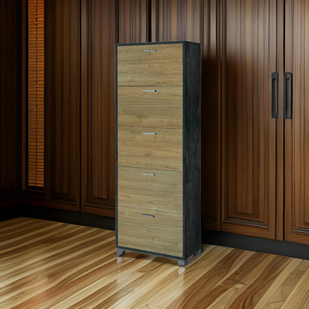 Elegantní, odolný, snadno montovatelný vnitřní botník s dvířky, 70 x 29 cm