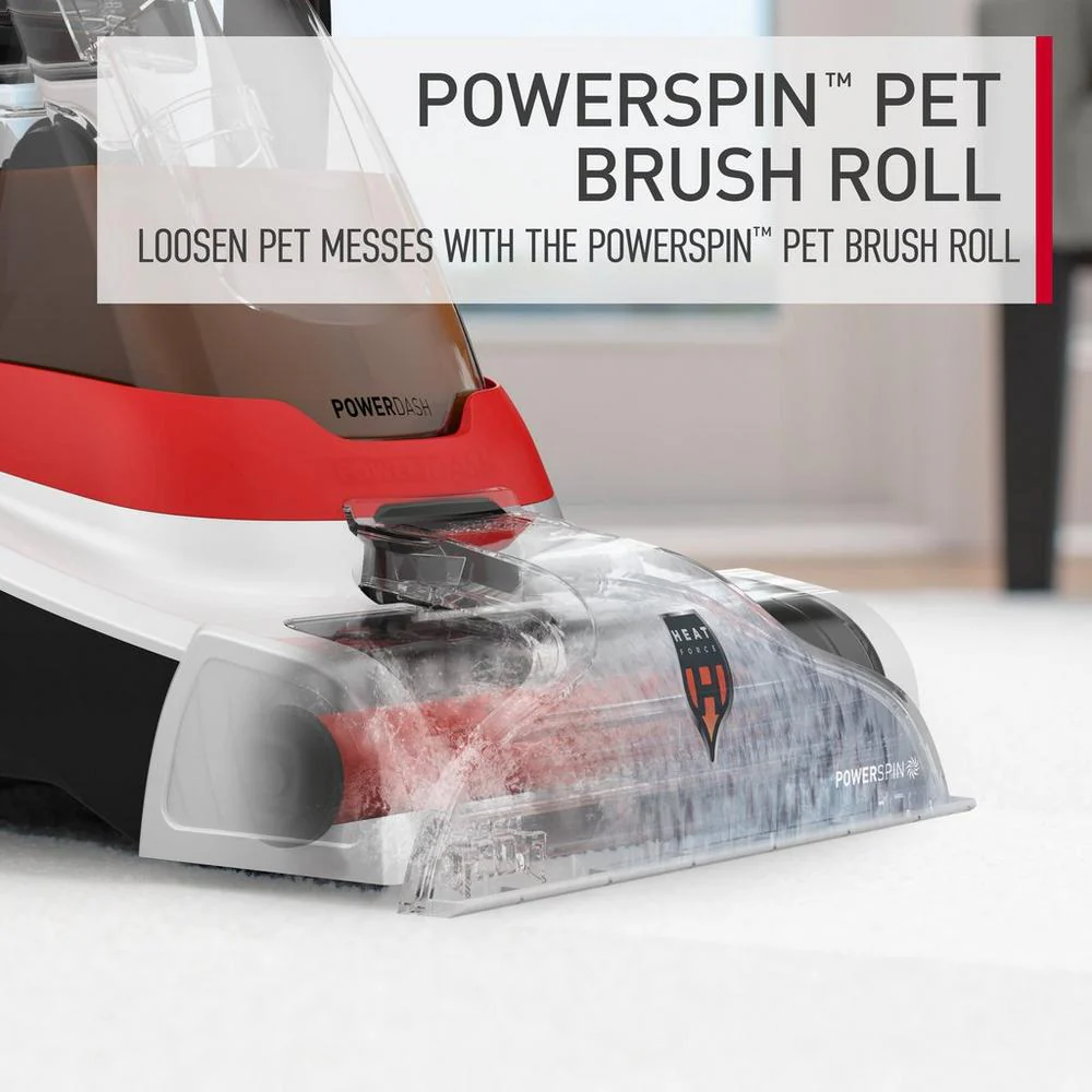 Hoover PowerDash™ Pet+ – Kompaktní čistič koberců pro domácnosti s domácími mazlíčky