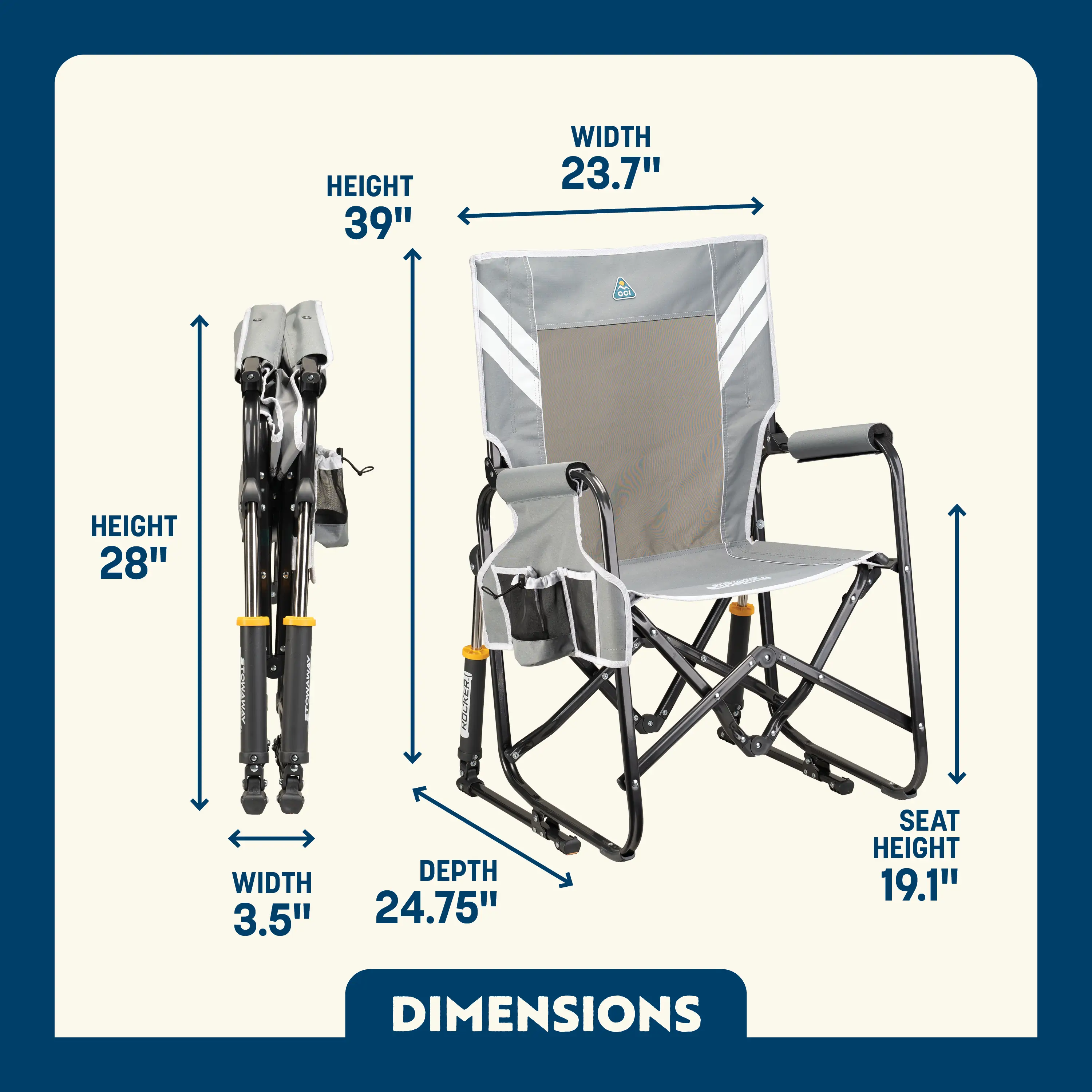Houpací křeslo Stowaway™