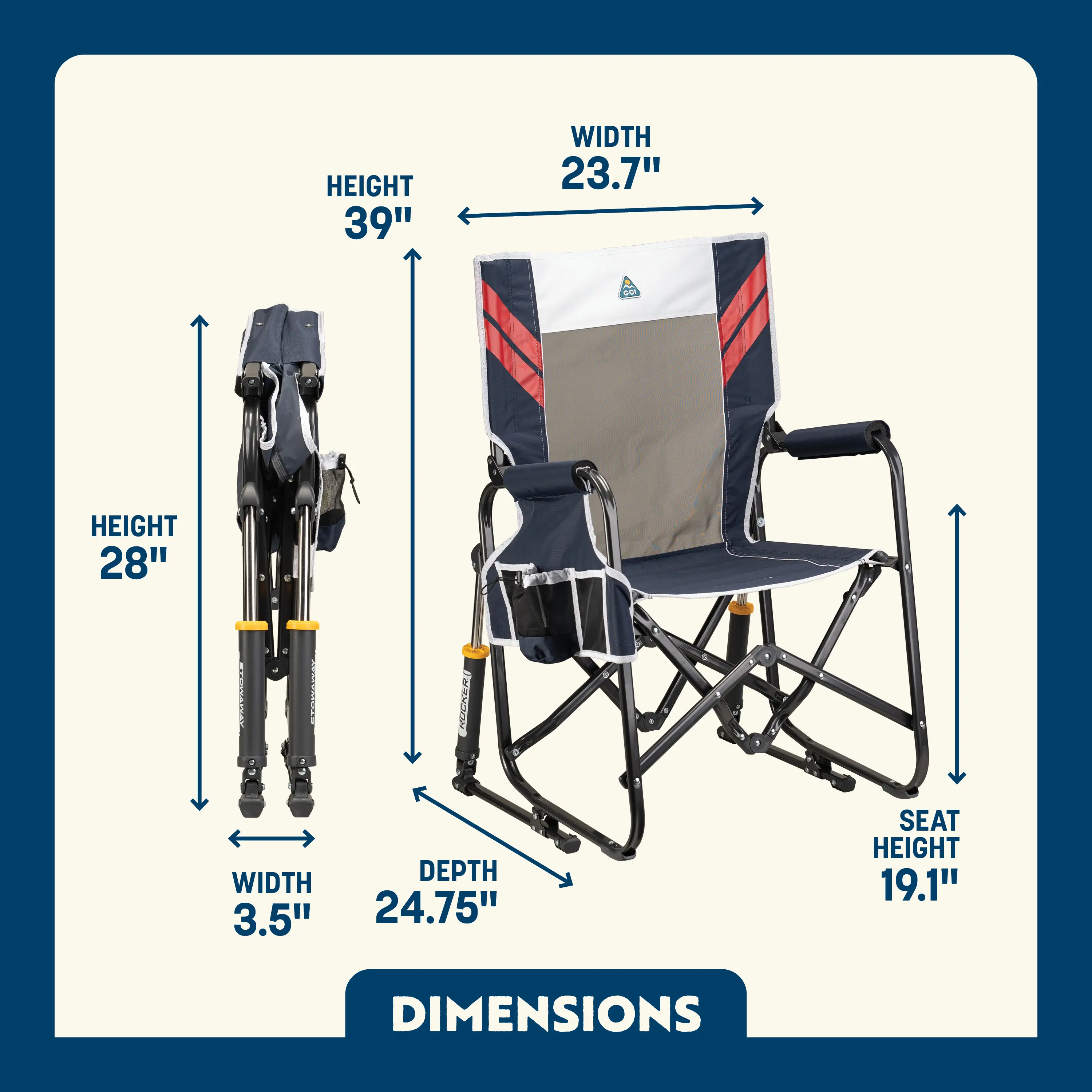 Houpací křeslo Stowaway™