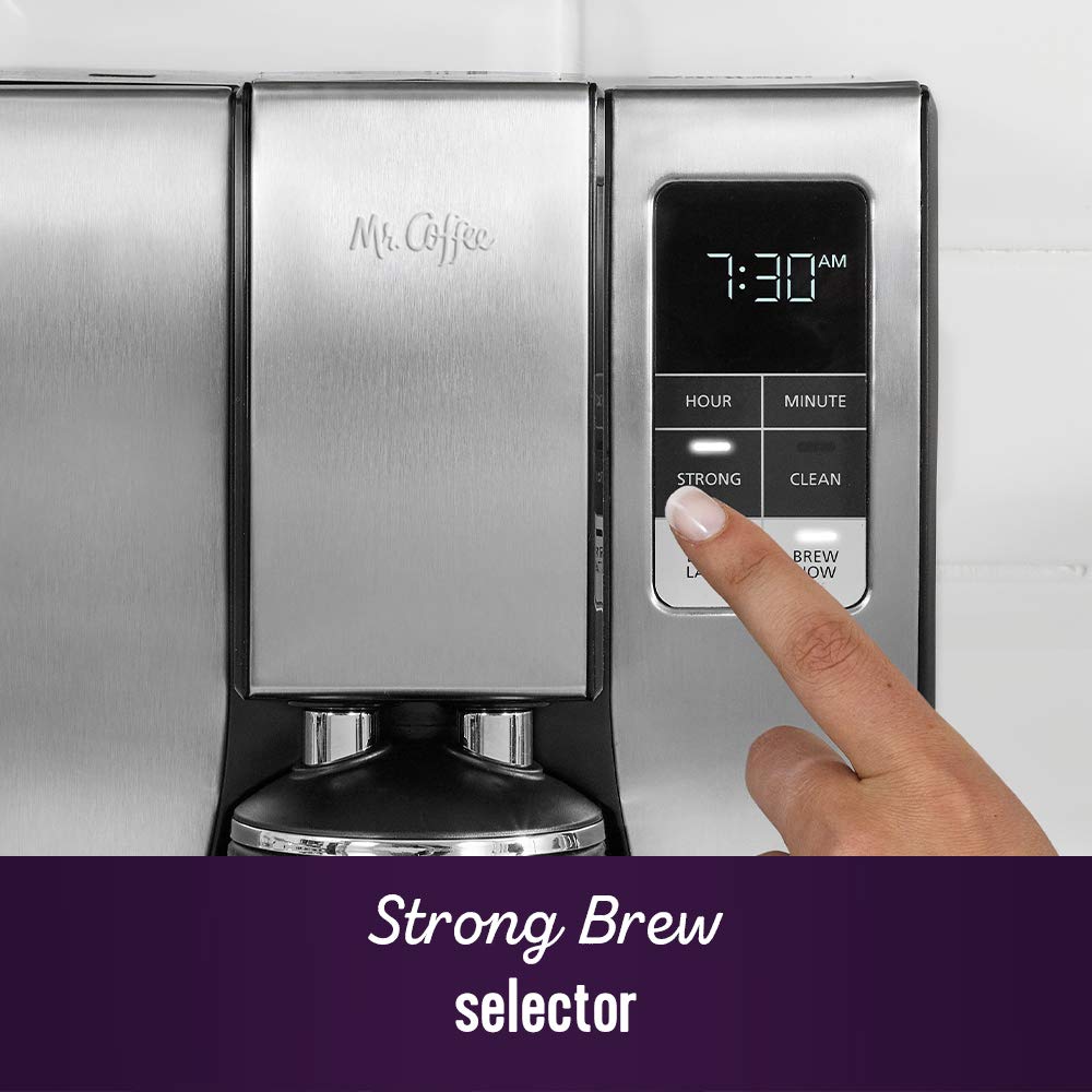 Programovatelný kávovar Mr. Coffee na 10 šálků, izolovaná termo karafa