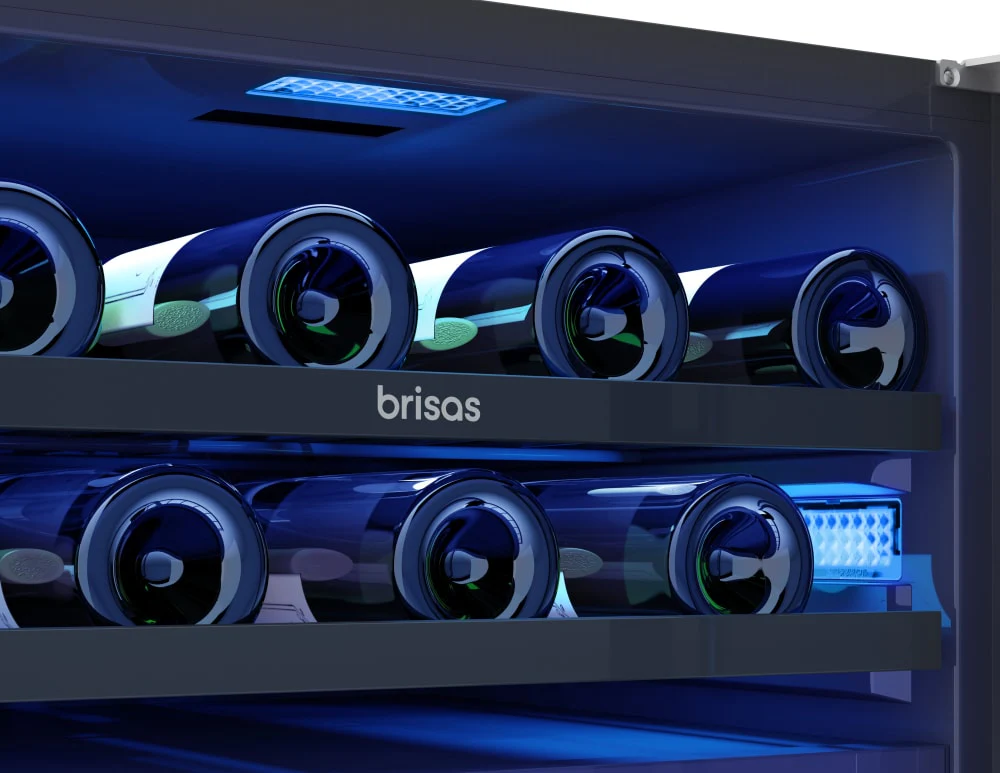 Chladič nápojů Zephyr 24'' s jednou zónou, skleněné dveře, 5,8 krychlových stop.