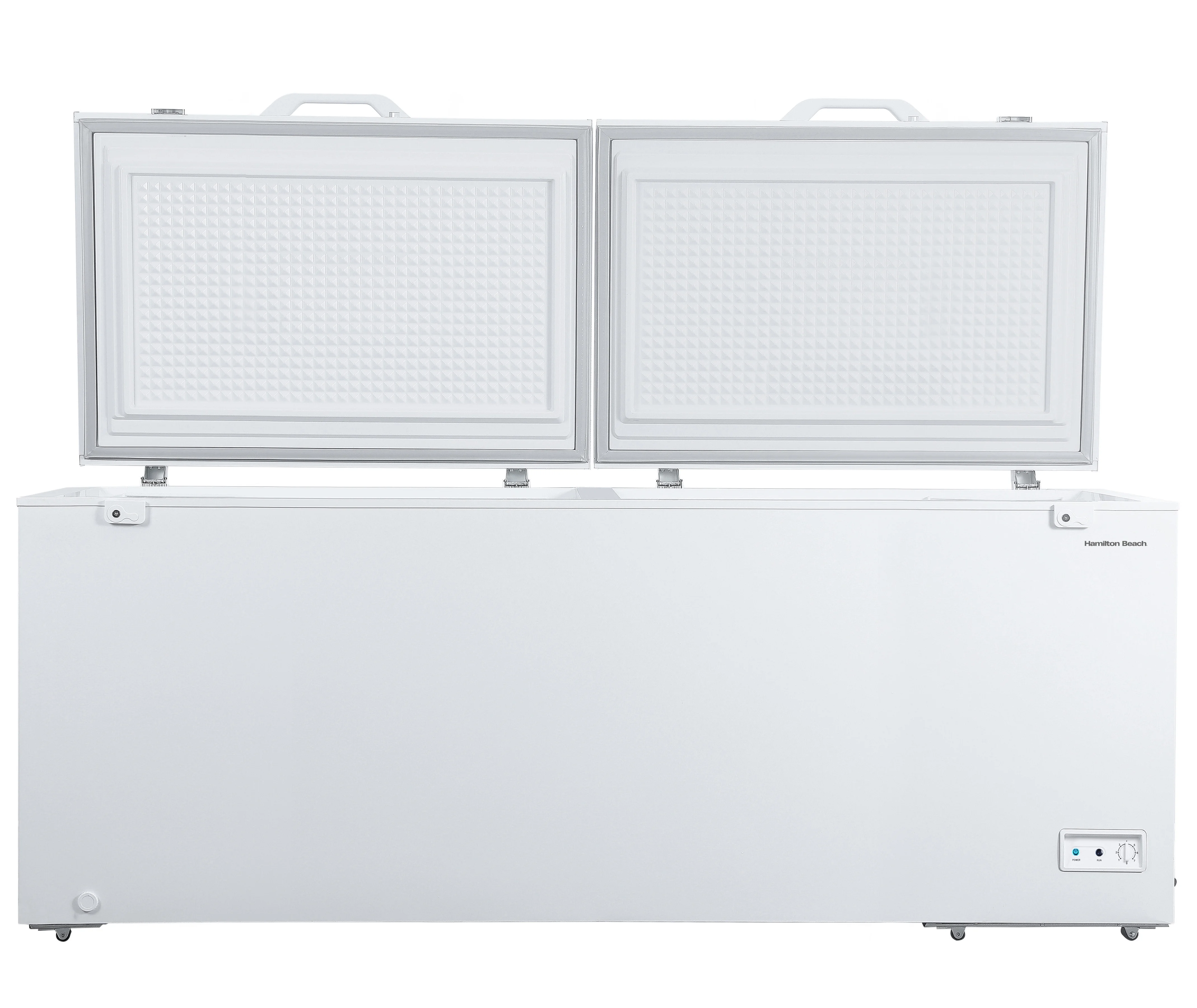 Mrazicí box Hamilton Beach 2025 o objemu 21 krychlových stop, dvojité dveře, HZ9212, bílá