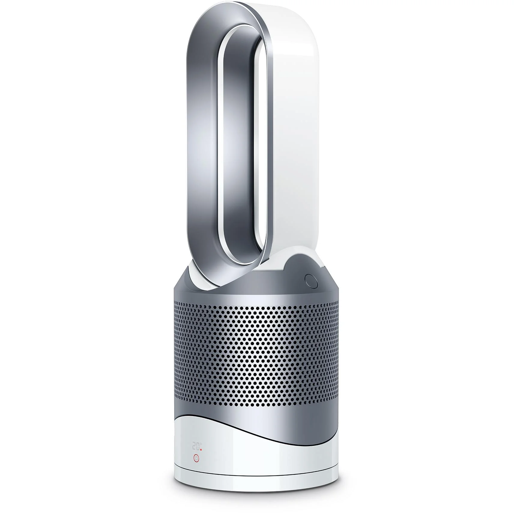 Dyson Pure Hot+Cool ventilátorový čistič s topným tělesem – bílý/stříbrný