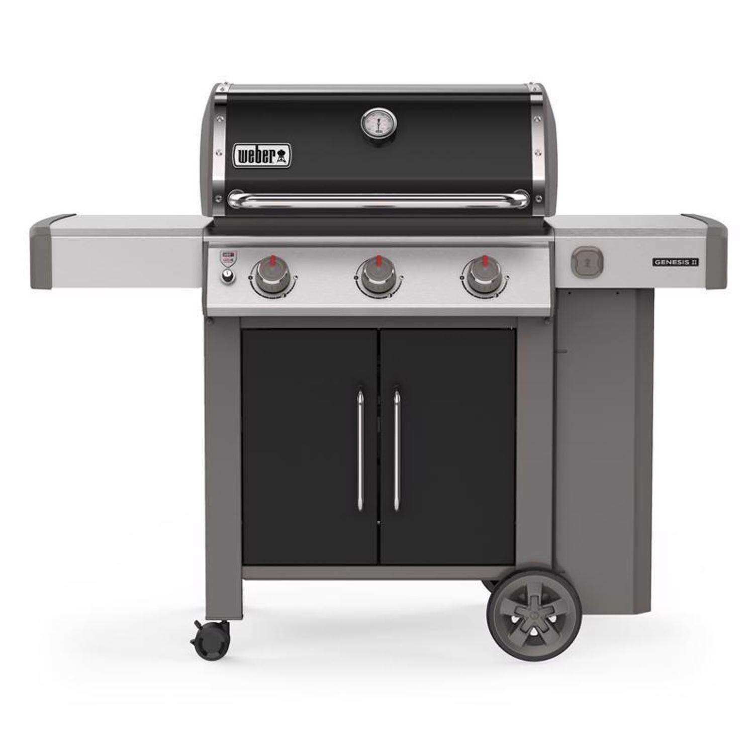 Weber Genesis II E-315 3hořákový gril na tekutý propan, černý