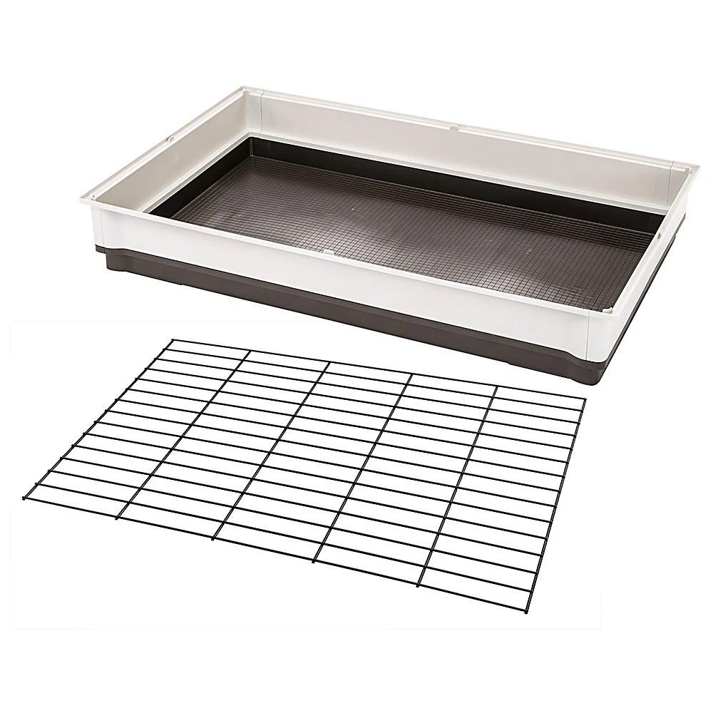 Happy Farm 120 – Kurník z termoplastické pryskyřice s dvojitou zónou a otevíracími dveřmi, ideální pro 6 kuřat