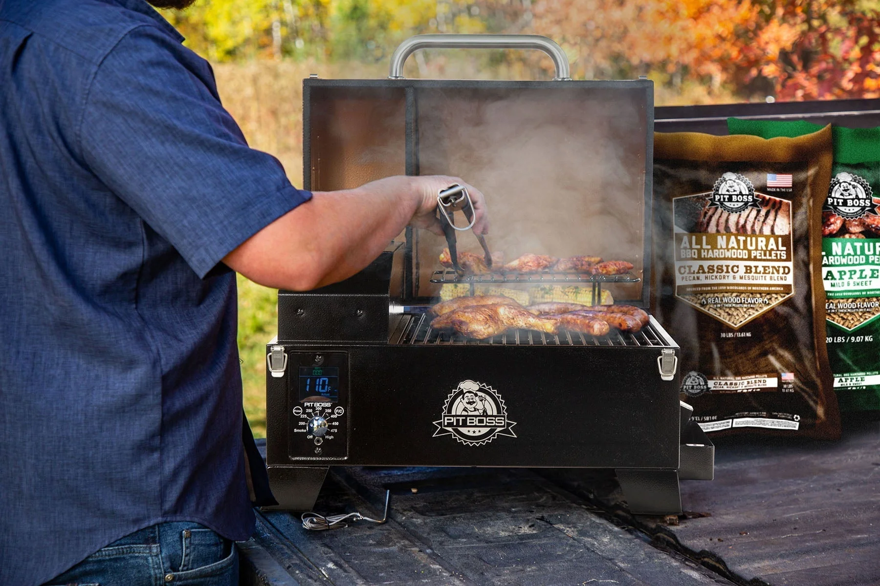 2025 Pitboss Pit Boss stolní peletový gril - měděný