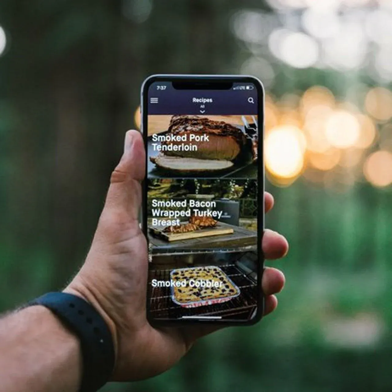 Masterbuilt 40palcová digitální elektrická udírna s Bluetooth z nerezové oceli