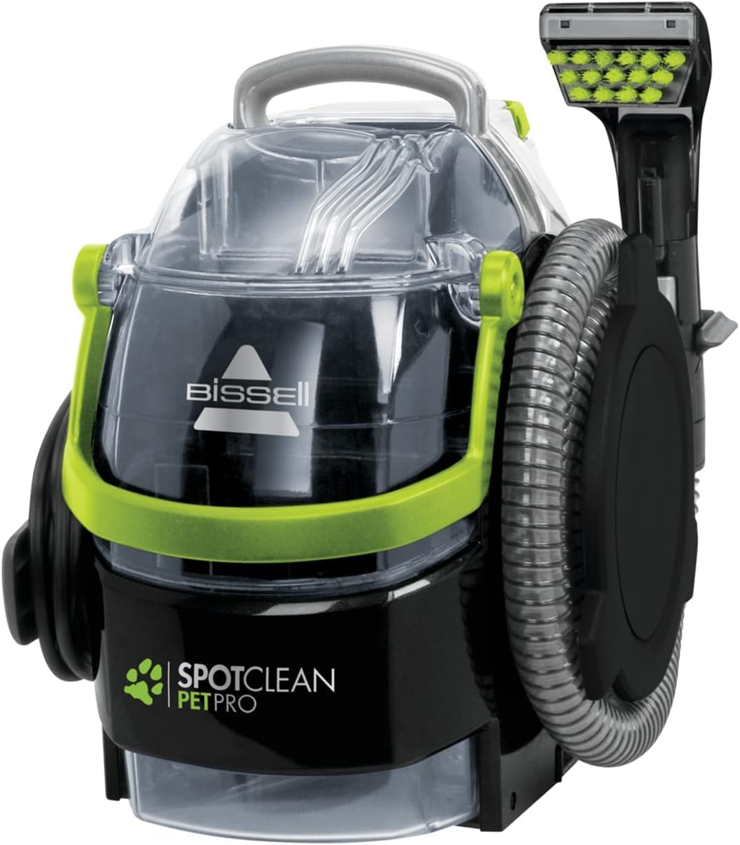 Bissell SpotClean Pet Pro, čistič koberců, čistič skvrn, skvělý pro majitele domácích mazlíčků, čistič čalounění na koberce, auta, pohovky, koberce, matrace a další, výkonný motor 750 W, 15585