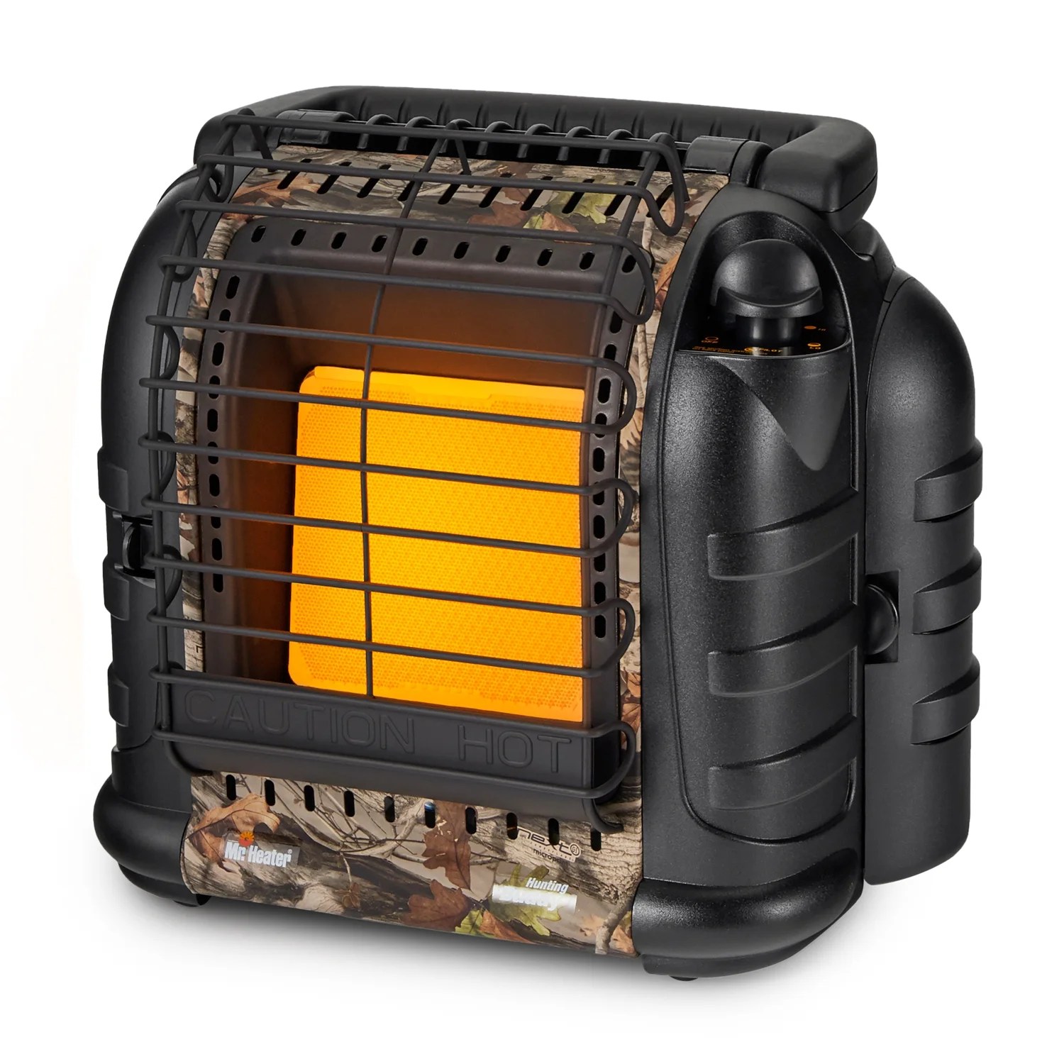 Přenosný plynový ohřívač Mr. Heater MH12B 12000 BTU Hunting Buddy, maskovací