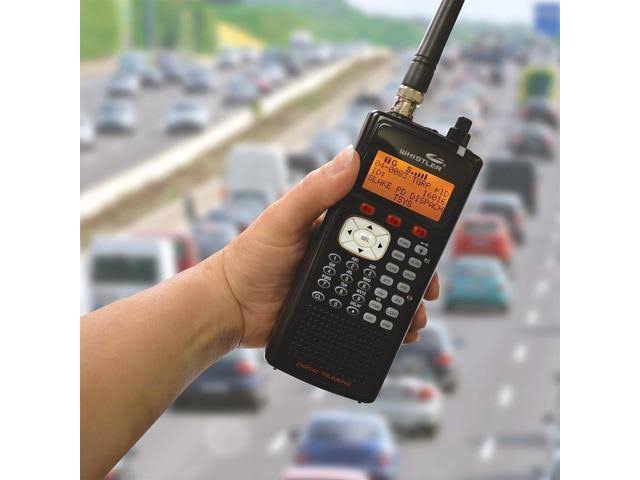 Ruční digitální skener Whistler WS1040 s rádiem, černý