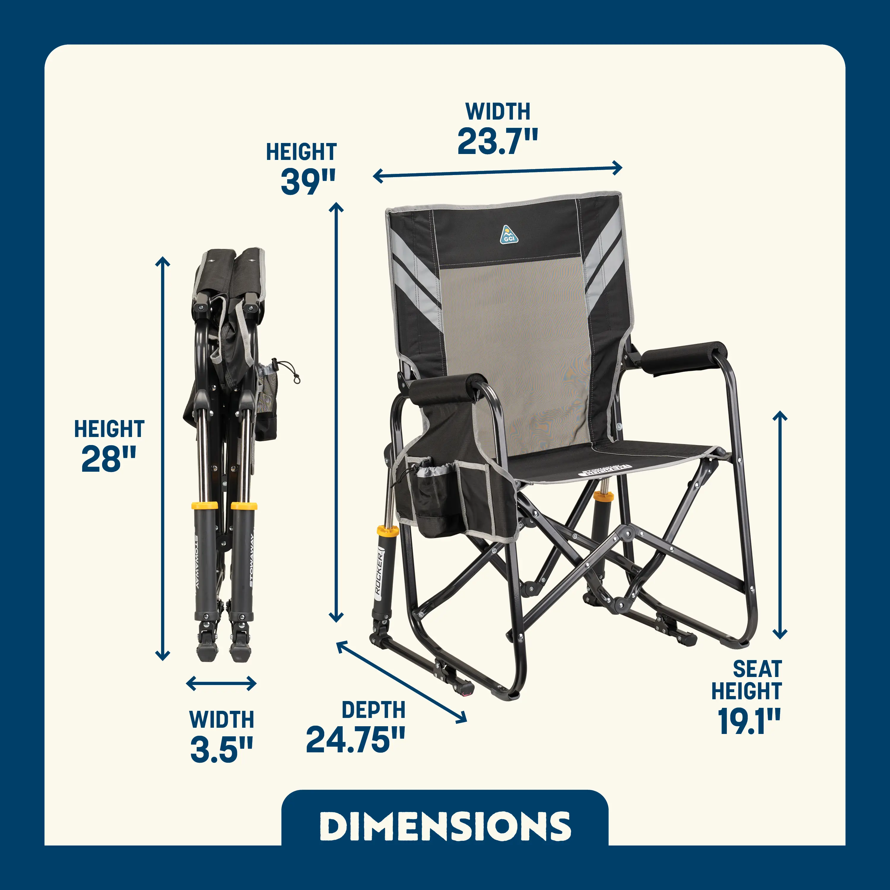 Houpací křeslo Stowaway™