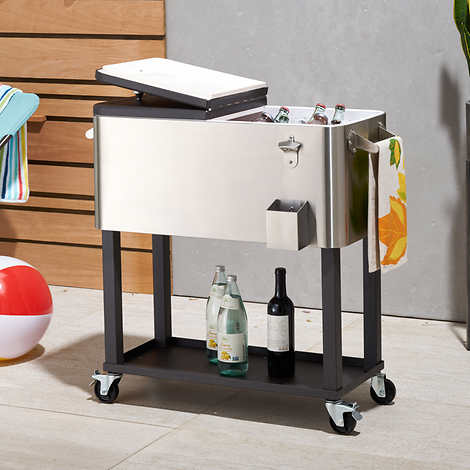 Chladič z nerezové oceli s krytem (100 litrů)