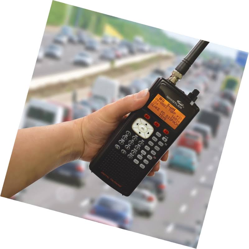 Ruční digitální skener Whistler WS1040 s rádiem, černý