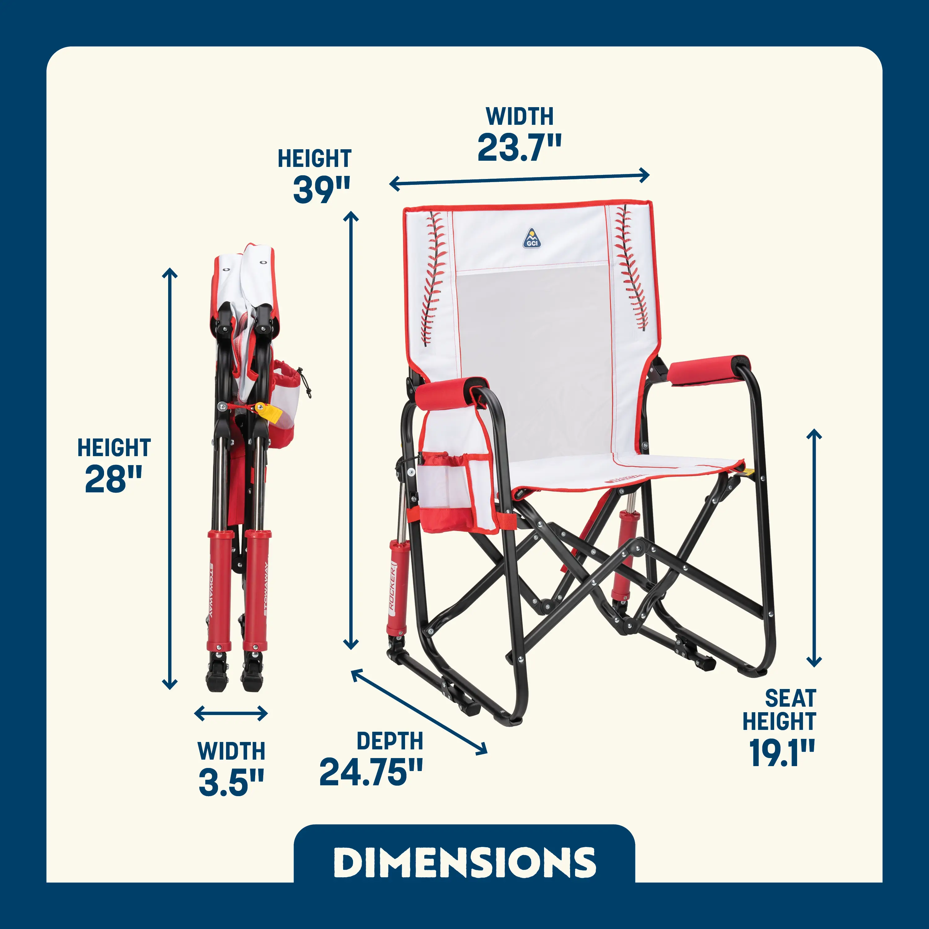 Houpací křeslo Stowaway™