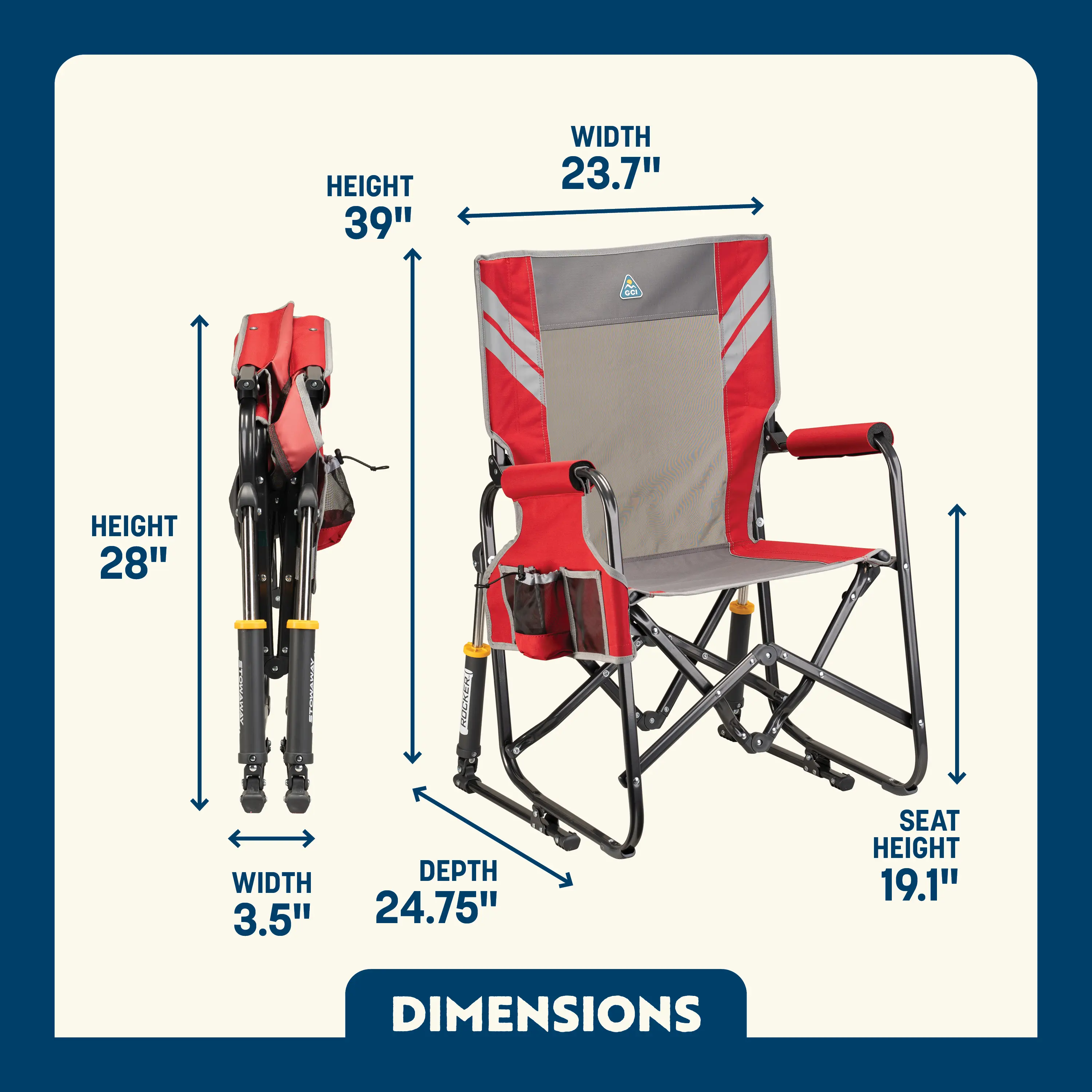 Houpací křeslo Stowaway™