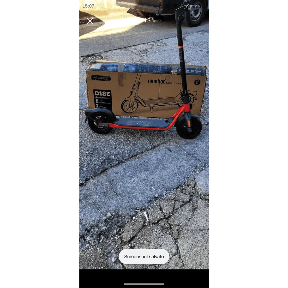 Elektrická koloběžka NINEBOT D18E