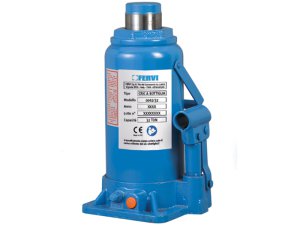 Přenosný zvedák lahví Fervi 0062/32 s hydraulickým pístem, nosnost 32 tun