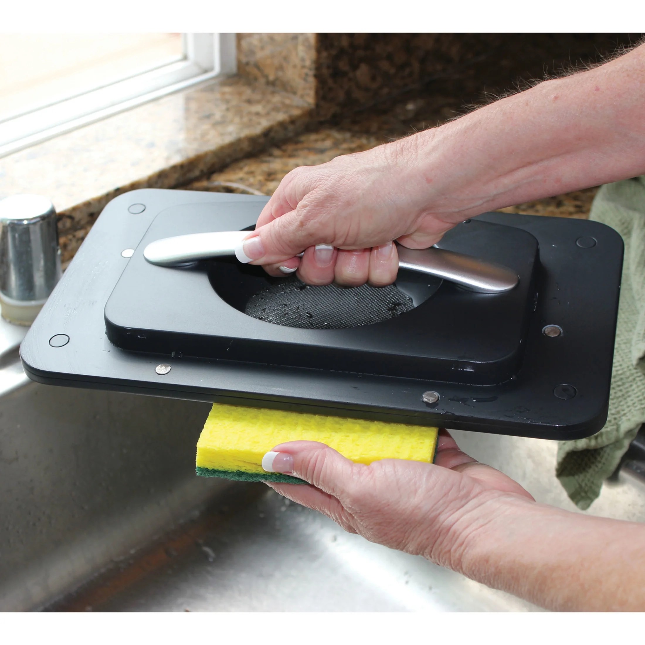 Popelnice Household Essentials 40L Krusher z nerezové oceli