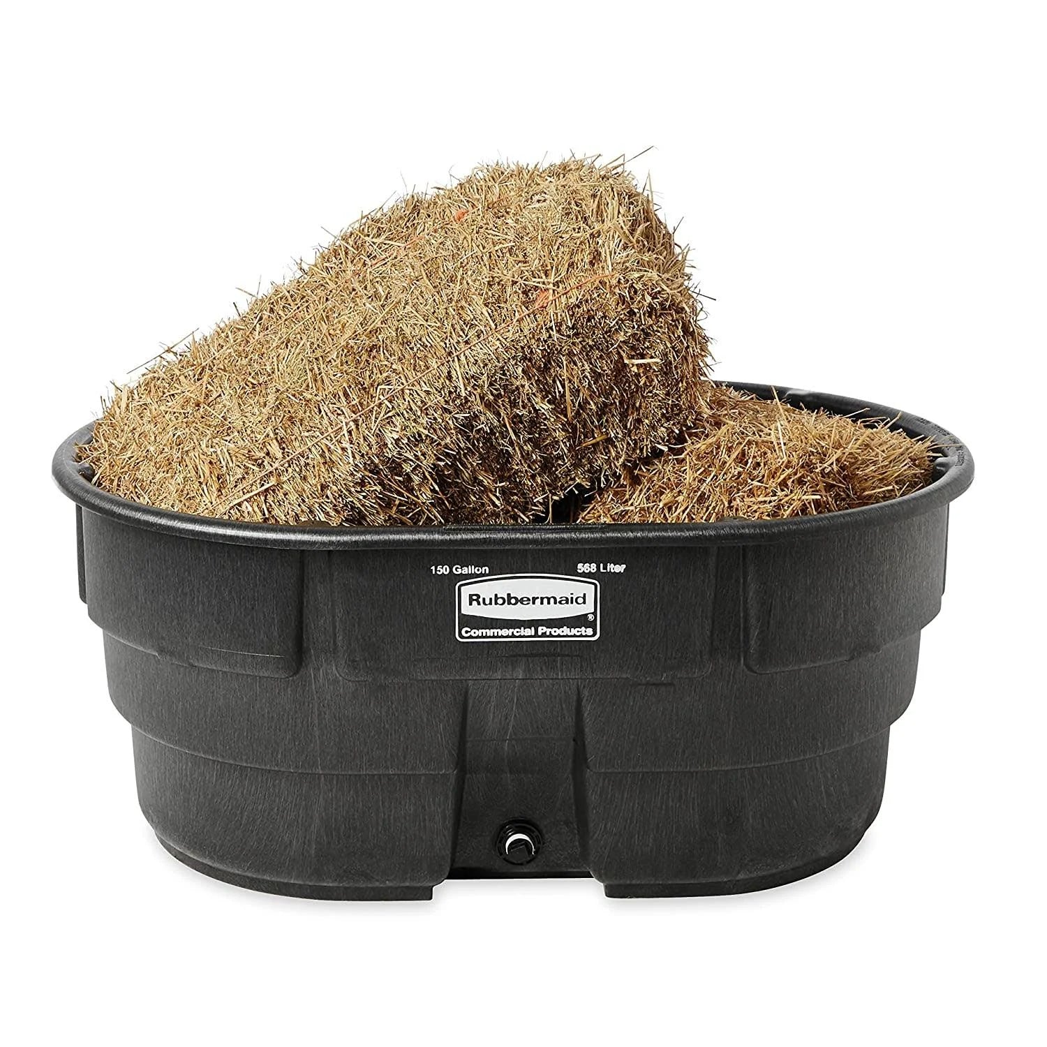 Zásobní nádrž Rubbermaid FG424500BLA, rok výroby 2025, objem 150 galonů, plastová, černá