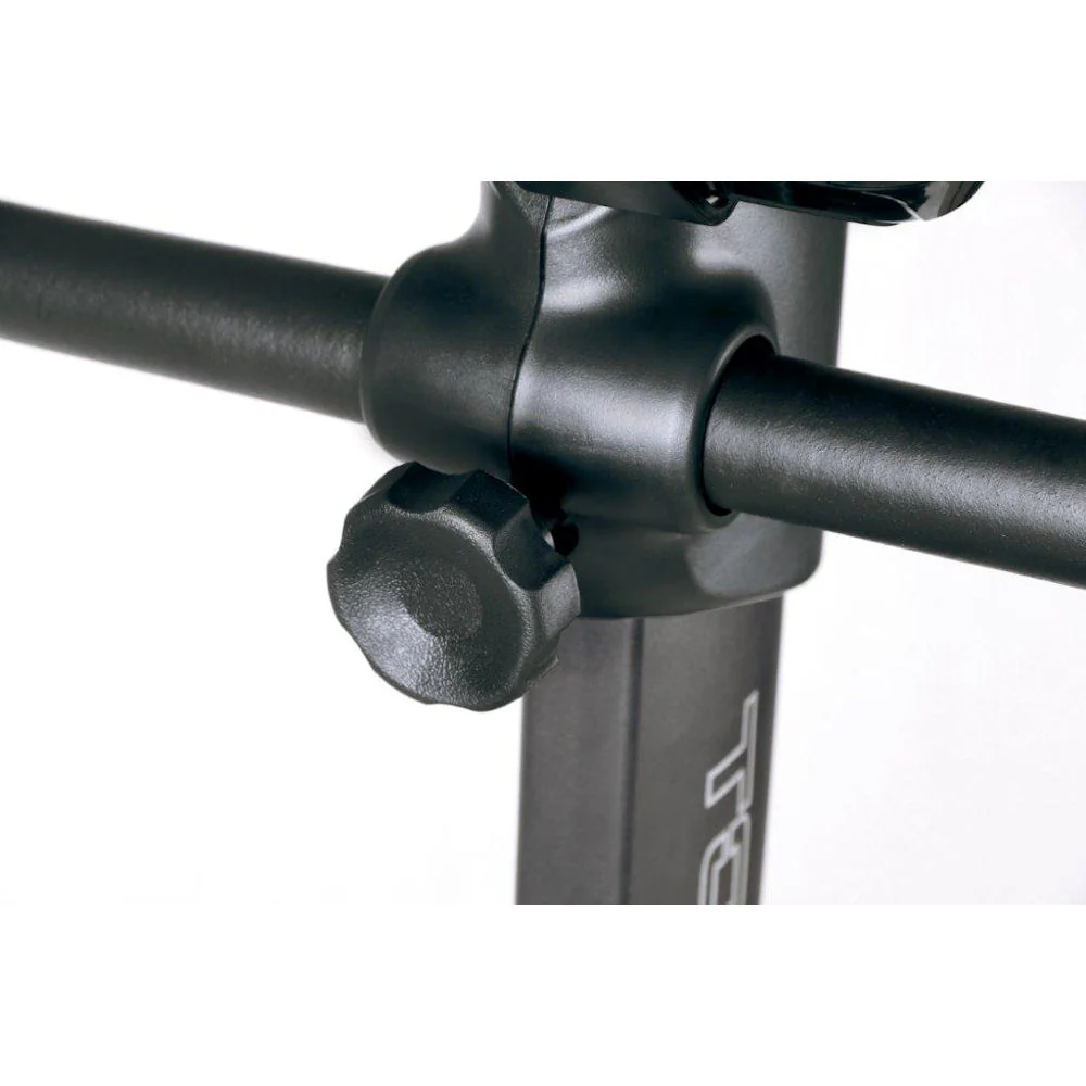 Rotoped Toorx BRX-95 s magnetickou brzdou, vícebarevnou LCD konzolí, motorizovaným nastavením odporu, bezdrátovým monitorem tepové frekvence, 32 stupňů, hmotnost setrvačníku 10 kg