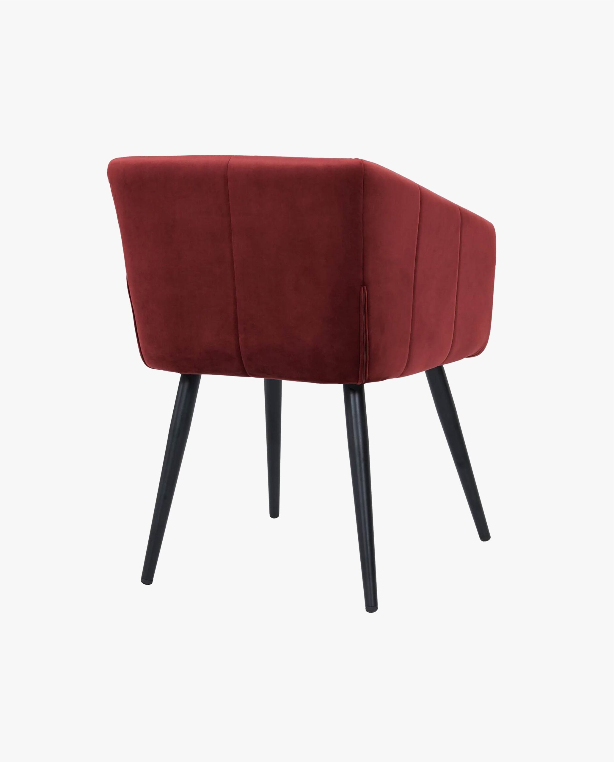 Esszimmerstuhl aus Stoff (Samt) Farbauswahl Retro Design Stuhl mit Rückenlehne Sessel Metallbeine Duhome 8065