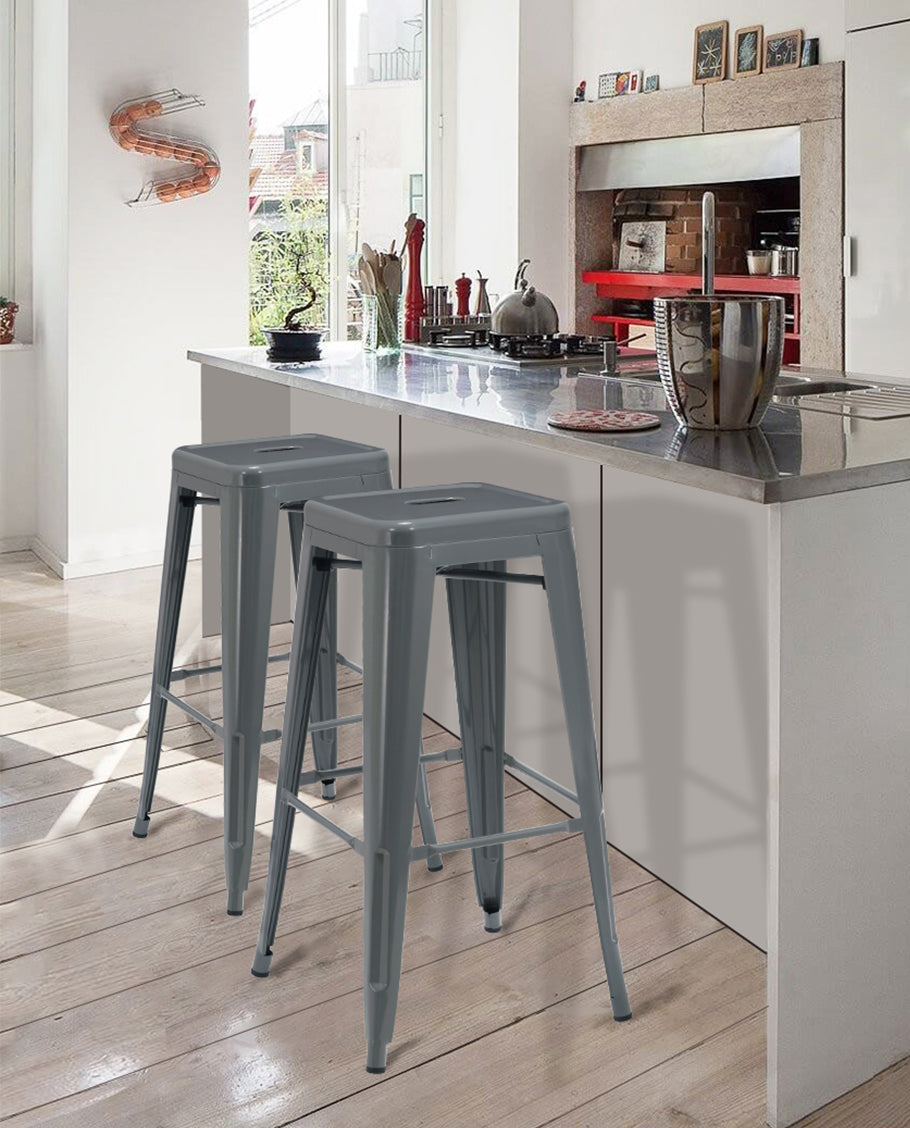 Eisen Barhocker Metall Farbauswahl Barstuhl Robust Und Zeitlos ++Industry Design++ Duhome 665D