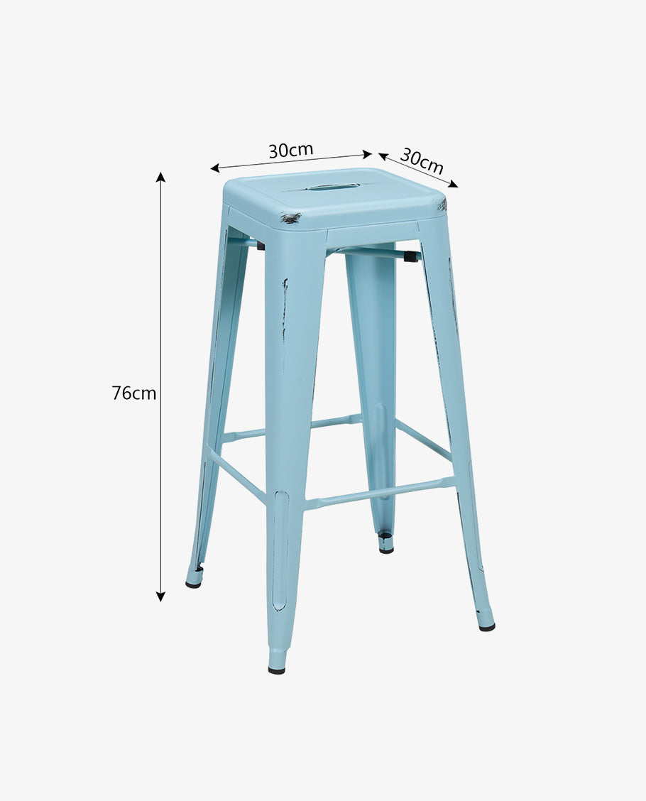 Eisen Barhocker Metall Farbauswahl Barstuhl Robust Und Zeitlos ++Industry Design++ Duhome 665D
