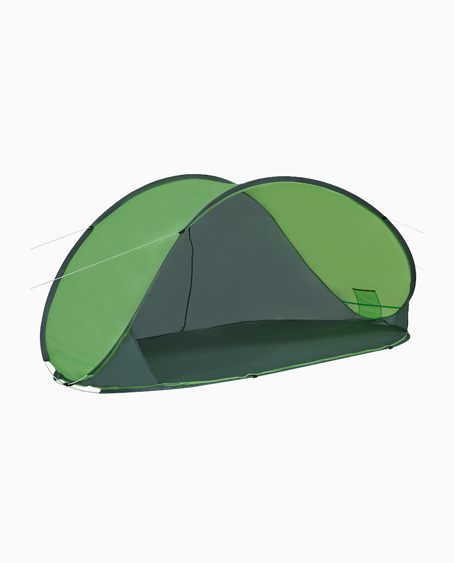 Strandmuschel Pop up Strandzelt Hellblau Polyester blitzschneller Aufbau Wetter- und Sichtschutz Farbauswahl Duhome BT-004