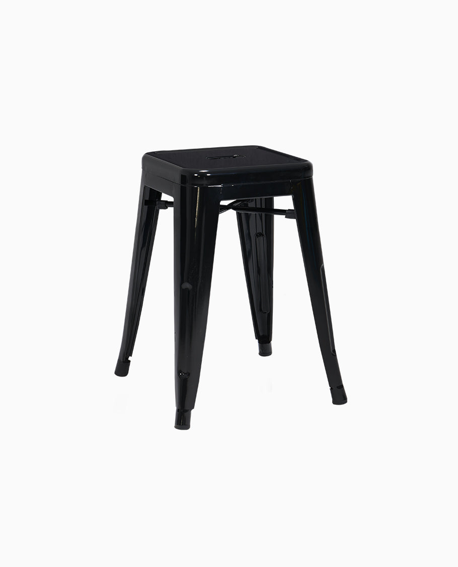 Duhome Eisen / Metall Hocker Höhe 46 cm Arbeitshocker Stapelbar und Robust Industry Design Farbauswahl 665A