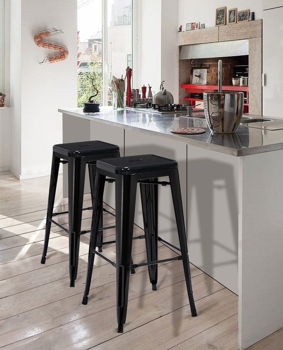 Eisen Barhocker Metall Farbauswahl Barstuhl Robust Und Zeitlos ++Industry Design++ Duhome 665D