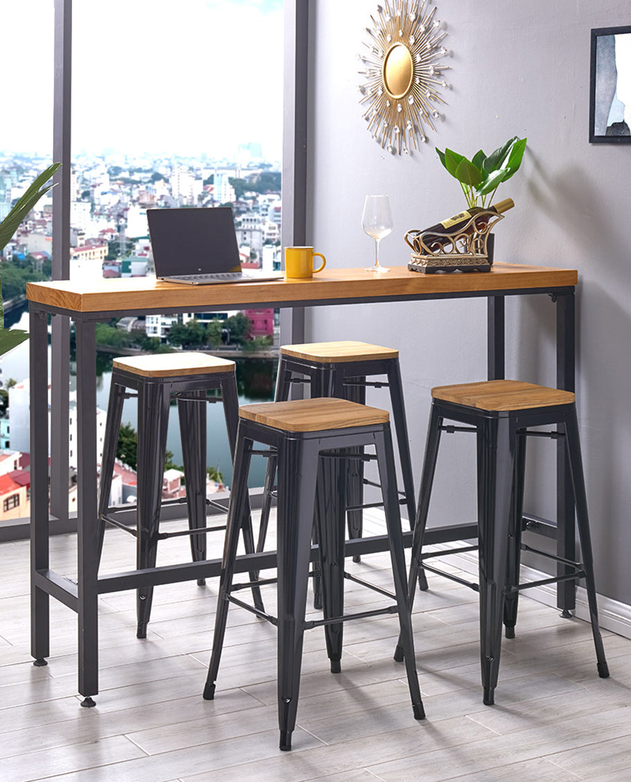 Eisen Barhocker Metall Farbauswahl Barstuhl Robust Und Zeitlos ++Industry Design++ Duhome 665D