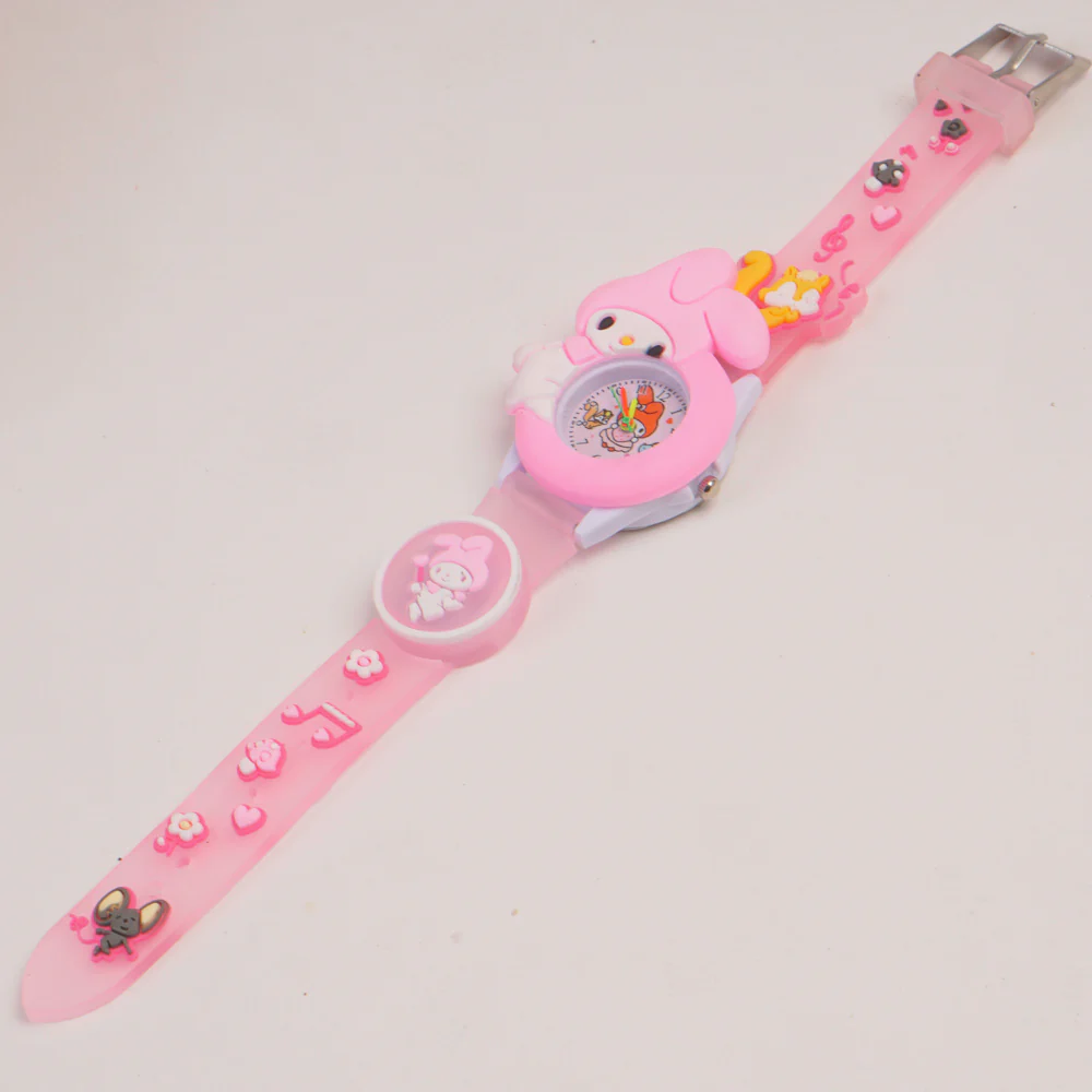 Kids Analogue Watch Pink