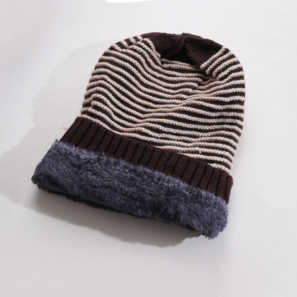 Winter Beanies For Men & Women Brown Long Cap