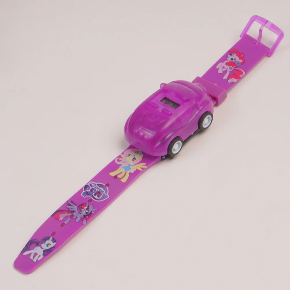Kids Digital watch Purple Car