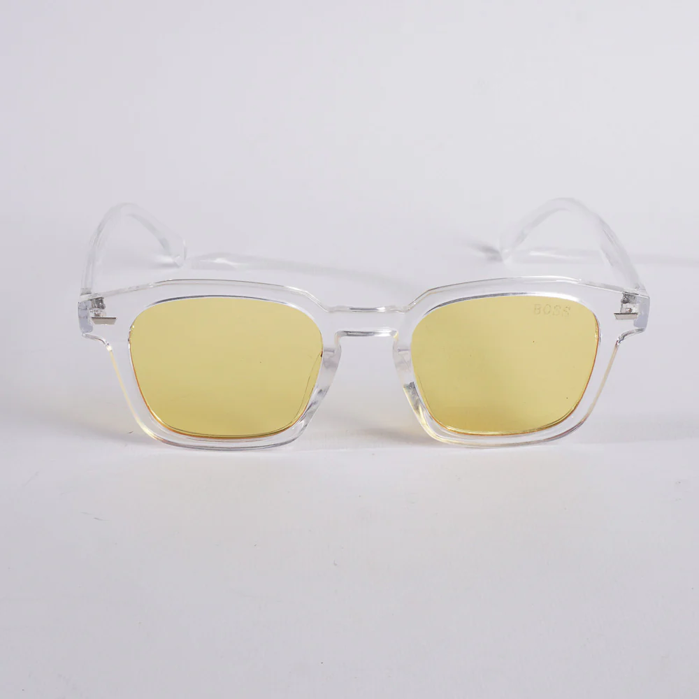 White Frame Sunglasses for Men & Women BB