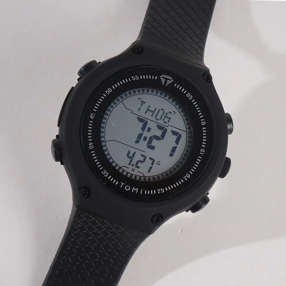Digital LED Mens Sport Watch Black