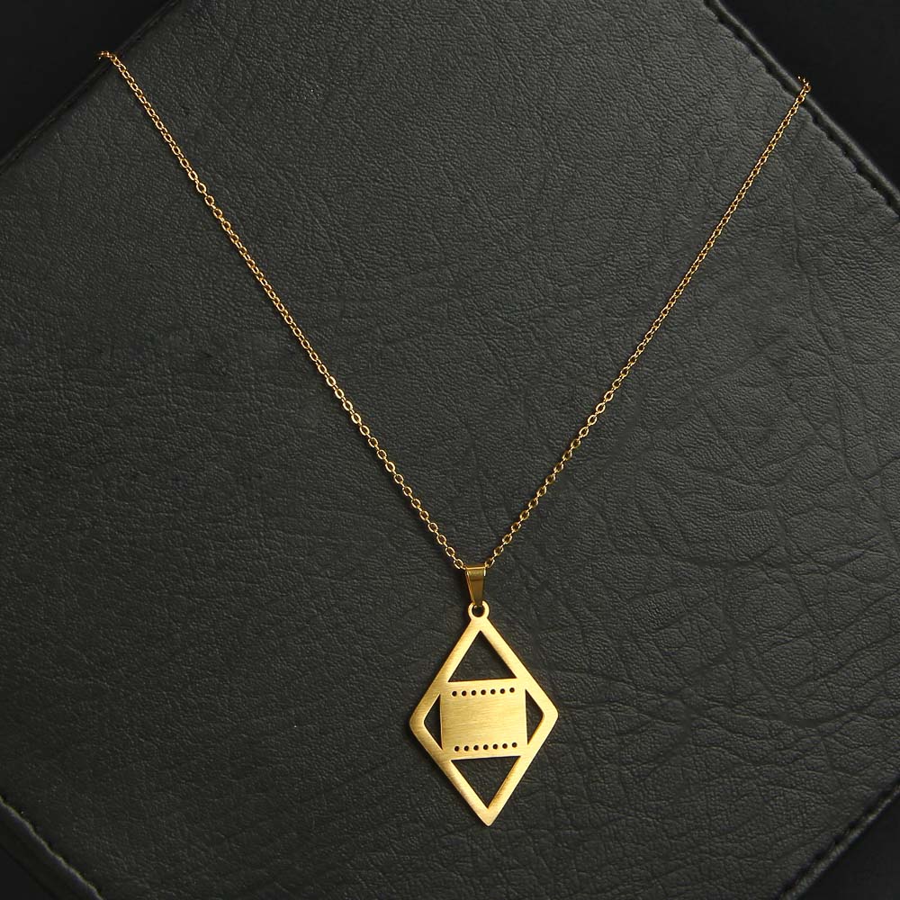 Womans Golden Chain Locket