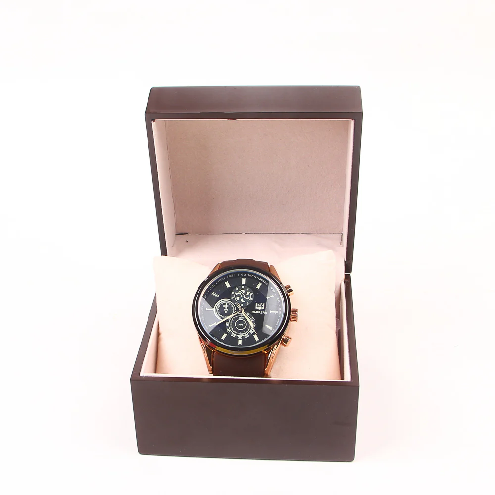 Brown Rubber Strap 1165 Men's Wrist Watch