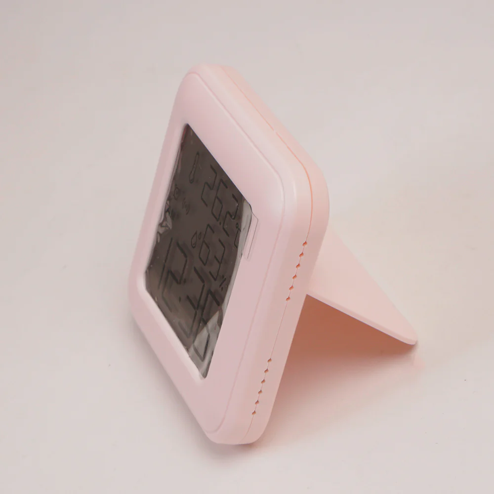 KIDS Table Clock with Alarm Pink