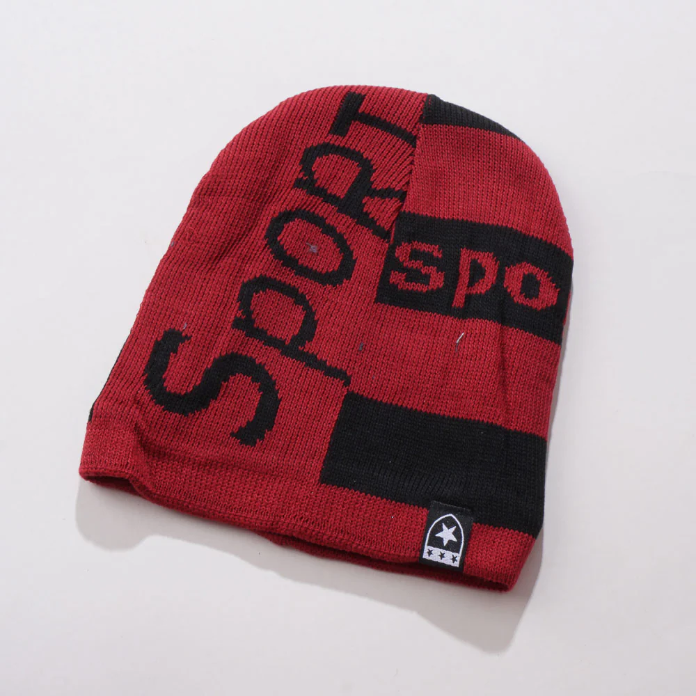 Winter Cap For Men & Women Red