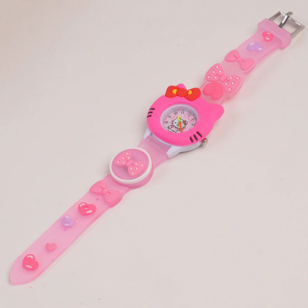 Kids Analogue Watch Pink