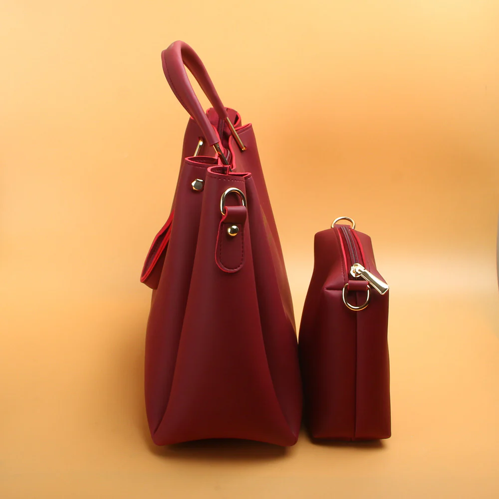 Women Fashion Handbag Maroon TB