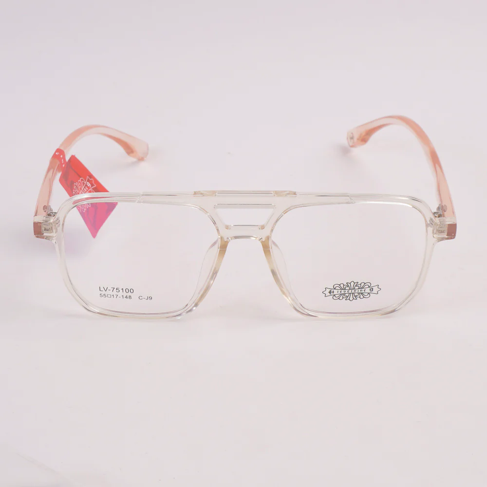 Optical Frame For Man & Woman Light Orange Shade LV 75100