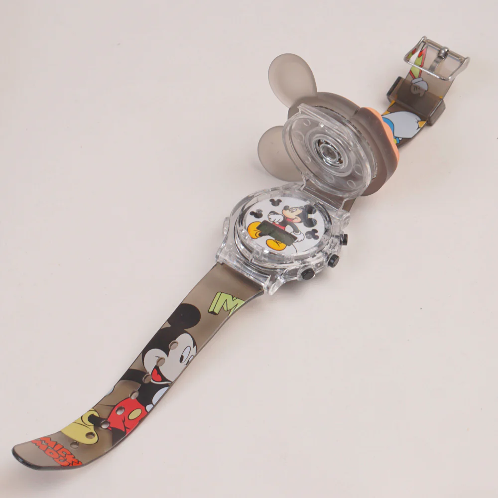 Kids Character Spinner digital watch Black