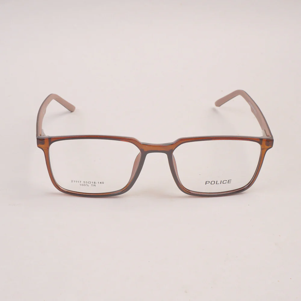 Black Brown Shade Optical Frame For Man & Woman 21117