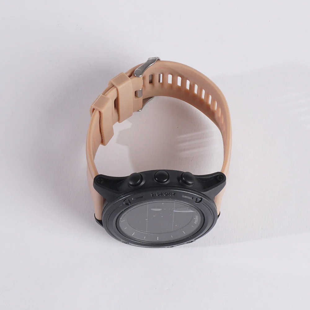 Mans Digital LED Sport Watch Beige