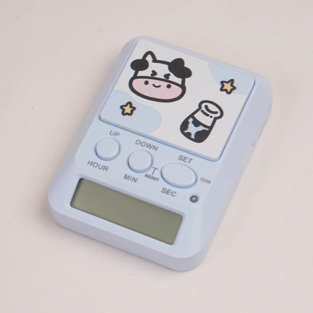 KIDS Table Clock with Alarm Cyan