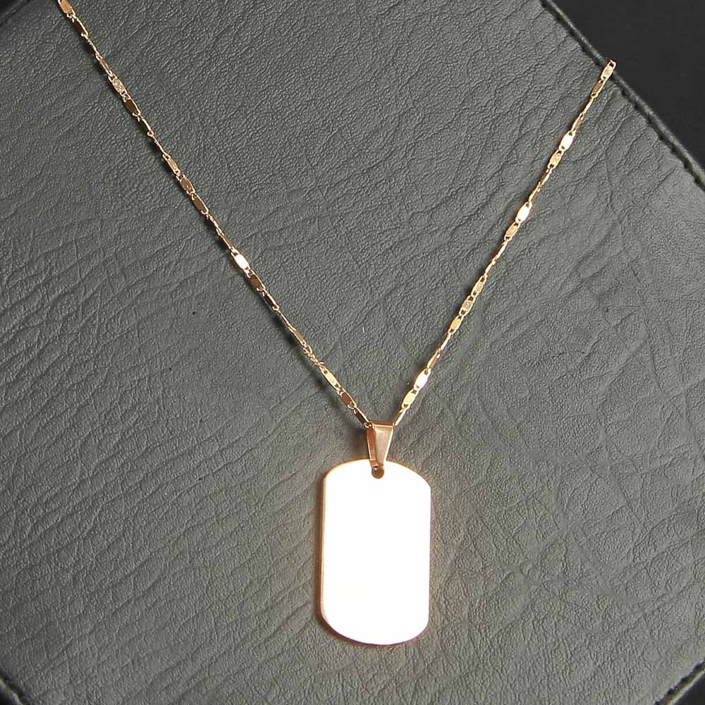 Mans Golden Chain Locket