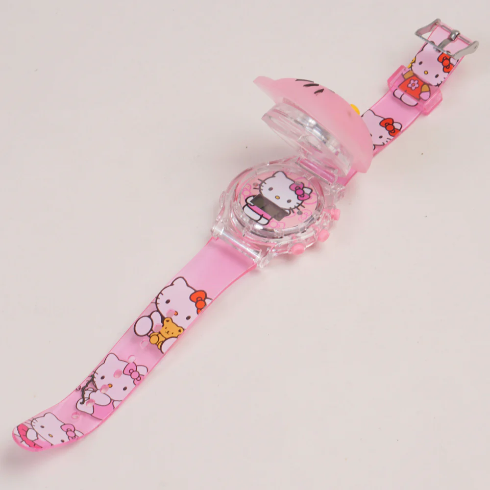 Kids Character Spinner digital watch Pink 2